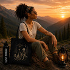 Alien Camping Large Eco Tote Bag