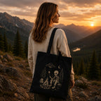 Alien Camping Large Eco Tote Bag